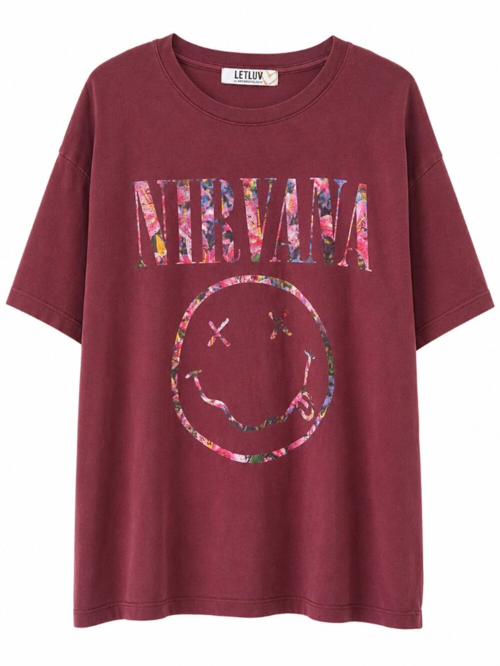 Anthropologie LETLUV Nirvana Graphic Tee - Size M